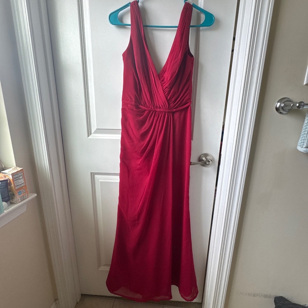 David’s Bridal Sleeveless Bridesmaid Dress